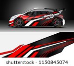 rally and drift car wrap design ... | Shutterstock .eps vector #1150845074