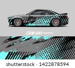 car wrap decal design concept.... | Shutterstock .eps vector #1422878594