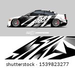 car wrap decal designs.... | Shutterstock .eps vector #1539823277