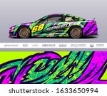car wrap decal graphic vector... | Shutterstock .eps vector #1633650994
