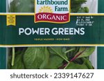 Small photo of Riverside, CA USA - 11 17 23: Earthbound Farms Power Greens