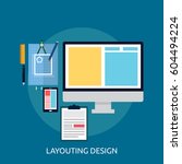 conceptual layouting design | Shutterstock .eps vector #604494224