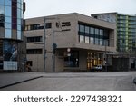 Small photo of Leuven, Flemish Brabant Region, Belgium - April 1, 2023 - The Dirk Bouts building of the Flemish Government
