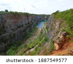 Former quarry - Big America Canyon, near Karlstejn, Prague, Czech republic (Lom Velka Amerika)