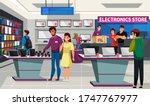 people visitor and shop... | Shutterstock .eps vector #1747767977