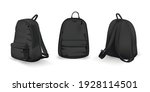 Black Backpack Design Front ...