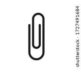 Paper Clip Icon Isolated On...