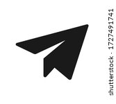 paper plane vector icon... | Shutterstock .eps vector #1727491741