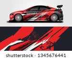 livery decal car vector  ... | Shutterstock .eps vector #1345676441