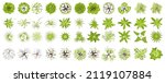 trees and plants top view. icon ... | Shutterstock .eps vector #2119107884