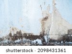 Small photo of Wall pictures or walls that are cracked, deteriorated, and peeling paint is damaged, deteriorating with long service life.