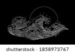 japan wave ocean vector... | Shutterstock .eps vector #1858973767