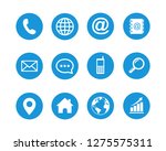 web icon set symbol vector. for ... | Shutterstock .eps vector #1275575311