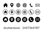 web icon set. website set icon... | Shutterstock .eps vector #1437364787