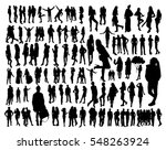 big set of woman and man... | Shutterstock .eps vector #548263924