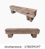 Bench Made Of Old Railroad Ties ...