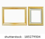 gold vintage frame isolated on... | Shutterstock . vector #185279504