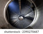 Small photo of Inside view of the large sag and ball mill. A ball mill and a sag mill is a type of grinder used to grind and blend materials for use in mineral dressing processes.