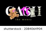 catch the money slogan with... | Shutterstock .eps vector #2084064904