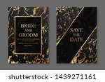 wedding invitation design or... | Shutterstock .eps vector #1439271161