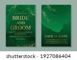 modern abstract luxury wedding... | Shutterstock .eps vector #1927086404