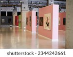 Small photo of Ankara, Turkey - 04.04.2023: modern Art Gallery, Exhibition 39th Do Painting Awards (39. duo resi Odulleri). A museum with exhibitions of contemporary art and events.