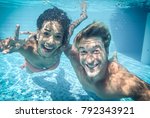 Happy Couple Underwater