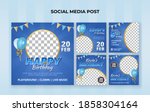 happy birthday social media... | Shutterstock .eps vector #1858304164