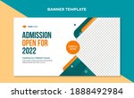 school admission banner... | Shutterstock .eps vector #1888492984