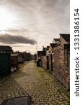 Small photo of Back alley's and streets in one of Stoke on Trents poorer areas, Terrace housing, poverty and urban decline, immigration housing and crime ridden areas