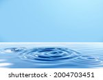3d blue water ripples... | Shutterstock . vector #2004703451