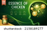 essence of chicken ad template. ... | Shutterstock .eps vector #2158189277