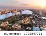 Sunset Over The Nile In Cairo ...