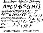 english alphabet calligraphy... | Shutterstock .eps vector #1960314991