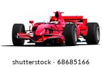 red f1 sport car