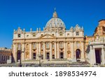 St. Peter's Basilica In Rome....