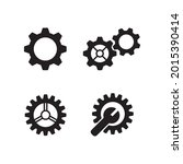 gear setting icon set... | Shutterstock .eps vector #2015390414
