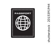passport icon design vector... | Shutterstock .eps vector #2015391944