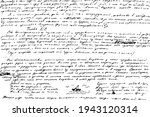 handwritten unreadable old... | Shutterstock .eps vector #1943120314