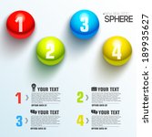 business sphere infographic... | Shutterstock .eps vector #189935627