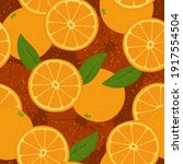 Seamless Pattern With Oranges....