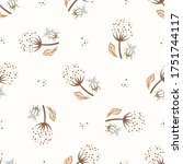  seamless background flower bug ... | Shutterstock .eps vector #1751744117