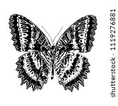 butterfly. vector illustration... | Shutterstock .eps vector #1119276881