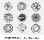 Abstract Swirl Set Dynamic Flow ...