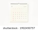 May 2021 Calendar Page On White ...