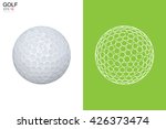 Golf Ball And Golf Ball...