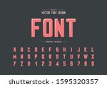 highlights font and round... | Shutterstock .eps vector #1595320357