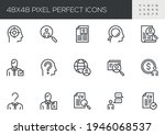 set of vector line icons... | Shutterstock .eps vector #1946068537