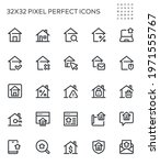 simple interface icons related... | Shutterstock .eps vector #1971555767