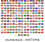 flags of all countries in the... | Shutterstock .eps vector #44571946